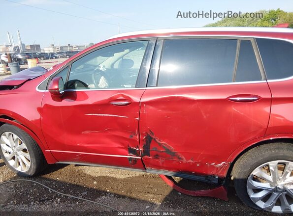 LRBFXFSX6GD177611 2016 BUICK ENVISION Red Rear interior view