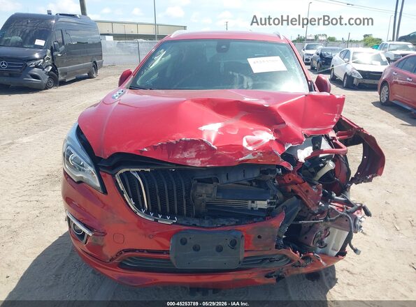 LRBFXFSX6GD187894 2016 BUICK ENVISION Red Widok zestawu wskaźników