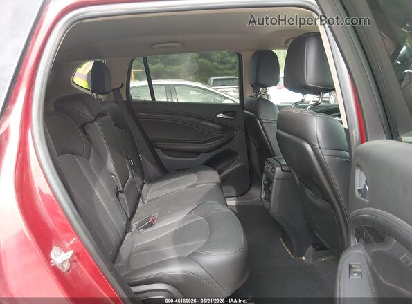 LRBFXFSXXGD169785 2016 BUICK ENVISION Red Widok naklejki z numerem VIN