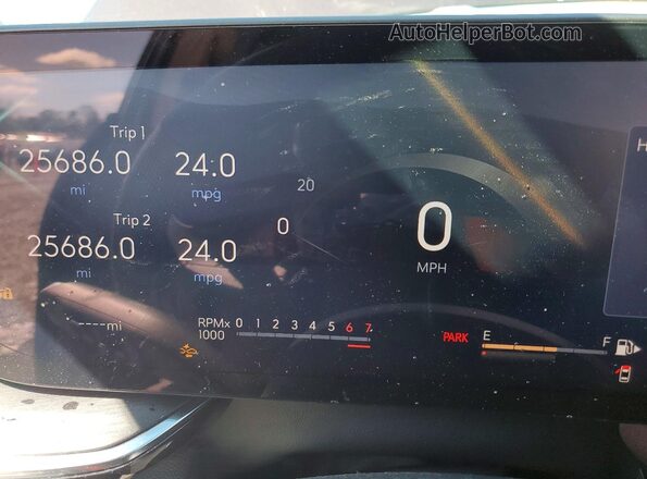 LRBFZLE42SD080652 2025 BUICK ENVISION Purple Widok zestawu wskaźników