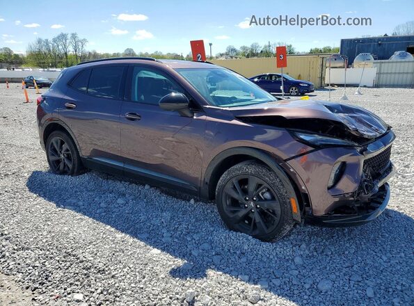 LRBFZLE42SD080652 2025 BUICK ENVISION Purple Przód prawy