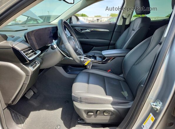 LRBFZME40RD071805 2024 BUICK ENVISION Gray Widok wnętrza z przodu