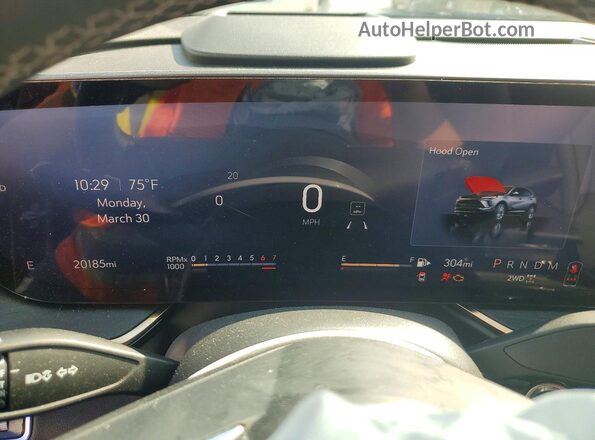 LRBFZME49SD036329 2025 BUICK ENVISION Red Instrument cluster view
