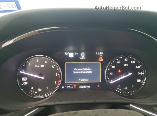 LRBFZNR43ND136124 2022 BUICK ENVISION Бордовый Вид щитка приборов