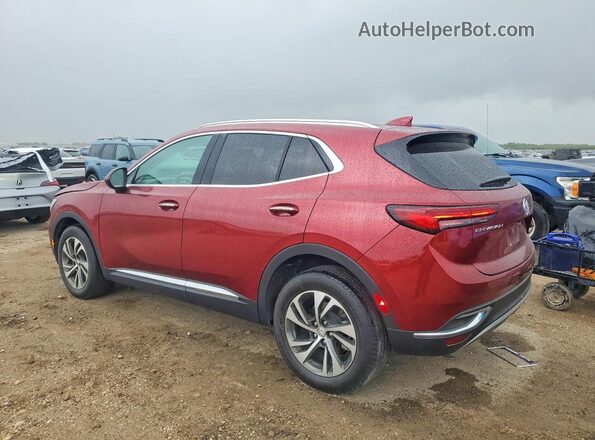LRBFZNR43ND136124 2022 BUICK ENVISION Бордовый Задняя левая четверть