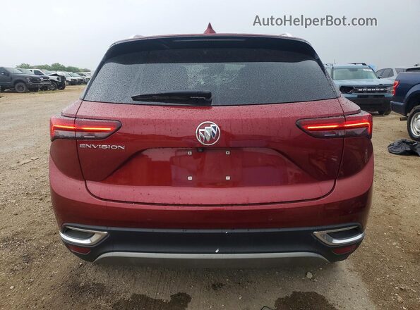 LRBFZNR43ND136124 2022 BUICK ENVISION Бордовый Вид сзади