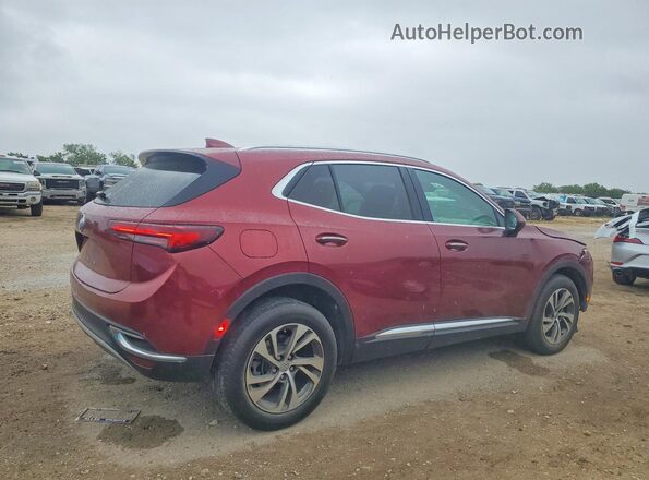LRBFZNR43ND136124 2022 BUICK ENVISION Бордовый Задняя правая четверть