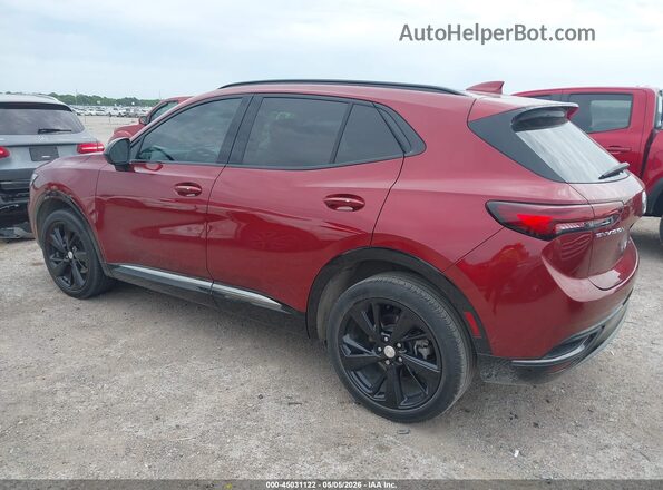 LRBFZNR44MD054353 2021 BUICK ENVISION Red Задня ліва чверть