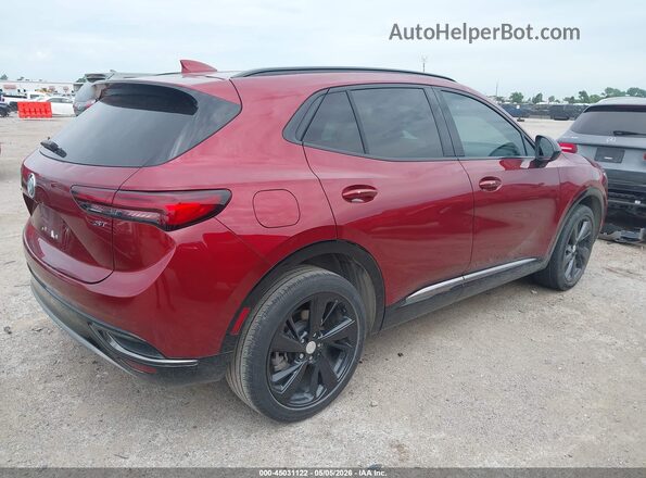 LRBFZNR44MD054353 2021 BUICK ENVISION Red Задня права чверть