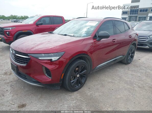 LRBFZNR44MD054353 2021 BUICK ENVISION Red Передня ліва чверть