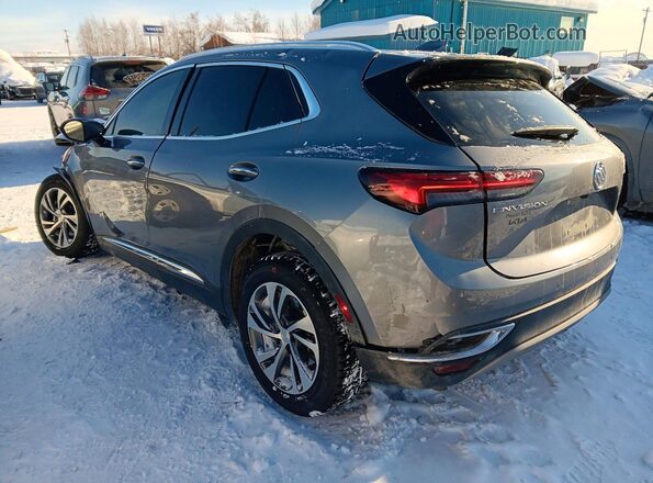 LRBFZNR44MD100330 2021 BUICK ENVISION Gray უკანა მარცხენა