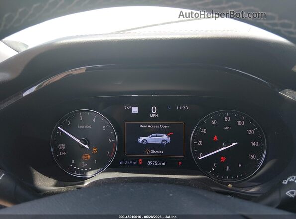 LRBFZNR44ND011147 2022 BUICK ENVISION White Widok tylnych siedzeń