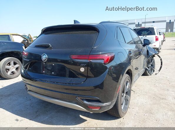 LRBFZNR46ND022344 2022 BUICK ENVISION Black Հետևի աջ