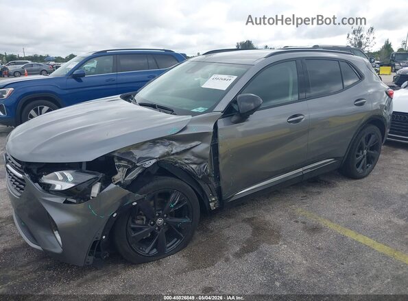 LRBFZNR47ND046426 2022 BUICK ENVISION Gray Front left