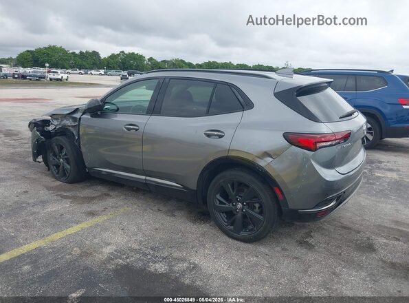 LRBFZNR47ND046426 2022 BUICK ENVISION Gray Rear left