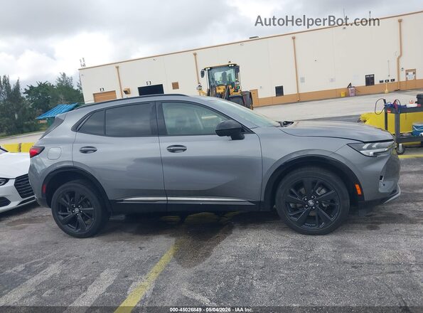 LRBFZNR47ND046426 2022 BUICK ENVISION Gray Rear interior view
