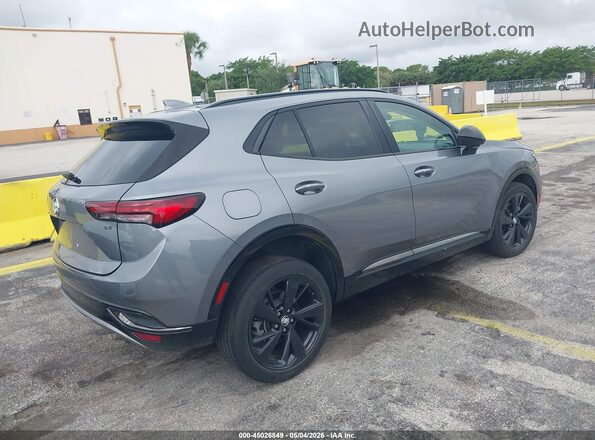 LRBFZNR47ND046426 2022 BUICK ENVISION Gray Rear right