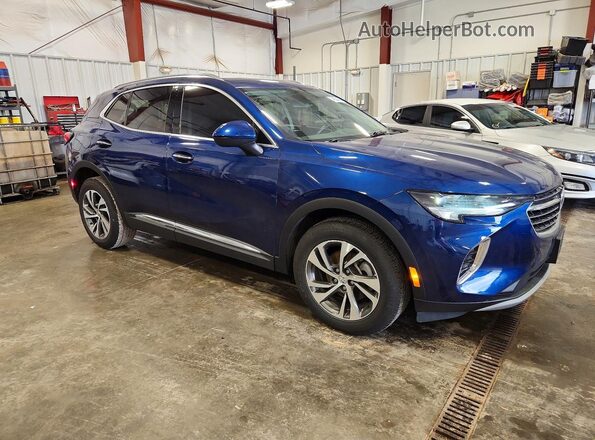 LRBFZNR48PD066221 2023 BUICK ENVISION Blue Передня права чверть