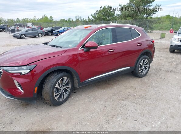 LRBFZNR49ND033242 2022 BUICK ENVISION Red 
