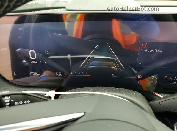 LRBFZPR40TD019433 2026 BUICK ENVISION Black Vista del cuadro de instrumentos