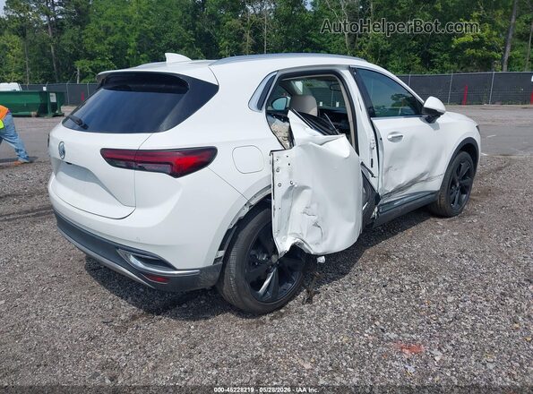 LRBFZPR45MD122414 2021 BUICK ENVISION Белый Задняя правая четверть