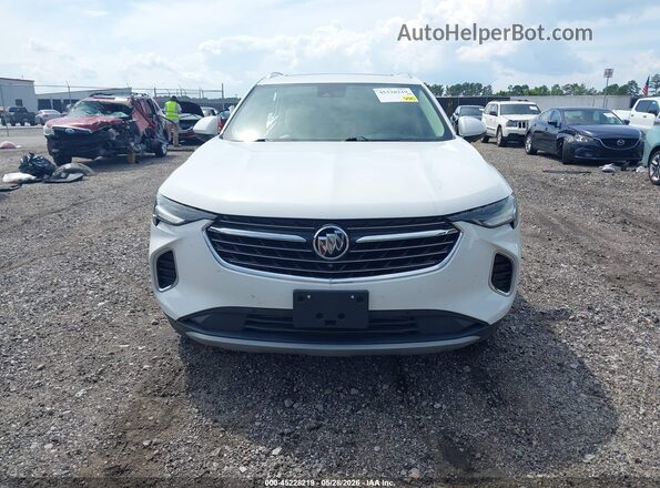 LRBFZPR45MD122414 2021 BUICK ENVISION Белый Вид задней части салона