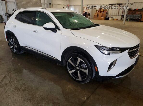LRBFZPR46MD127735 2021 BUICK ENVISION White Front right