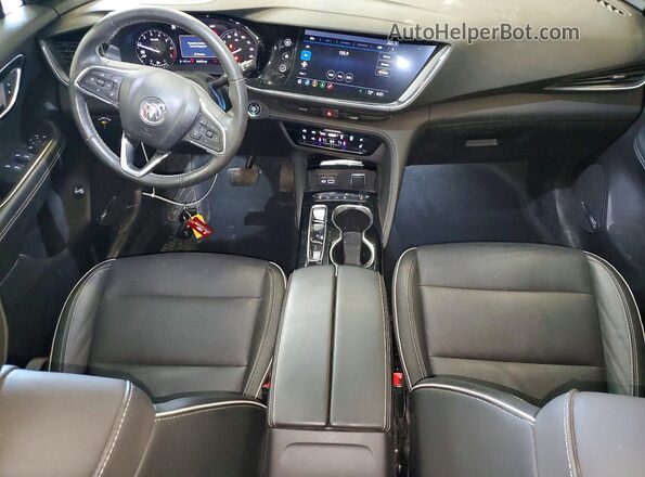 LRBFZPR46MD127735 2021 BUICK ENVISION White Dashboard view