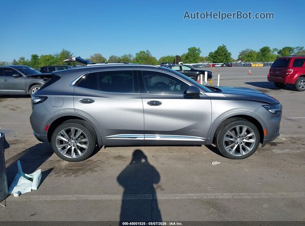 LRBFZRR49ND143411 2022 BUICK ENVISION Gray უკანა სალონის ხედი