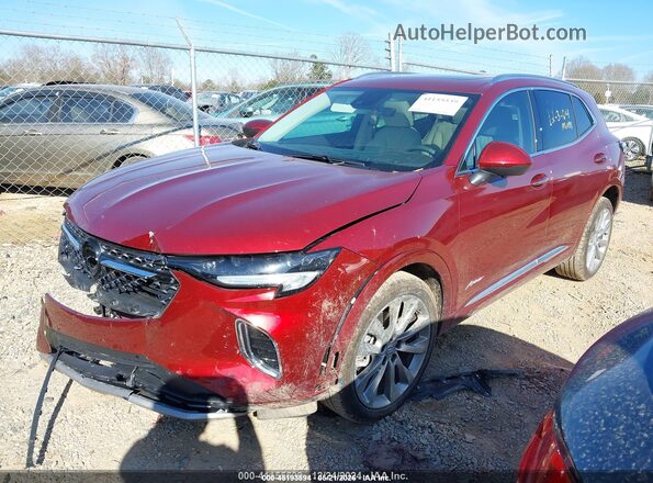 LRBFZSR42PD233848 2023 BUICK ENVISION Red Передня ліва чверть