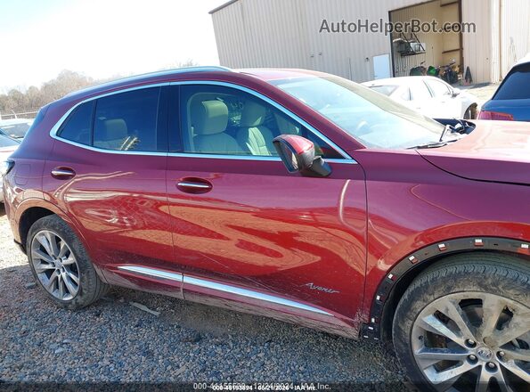 LRBFZSR42PD233848 2023 BUICK ENVISION Red Вид задньої частини салону