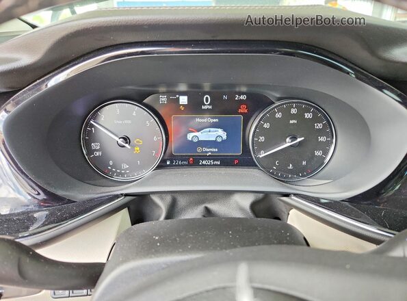 LRBFZSR47PD155678 2023 BUICK ENVISION White Вид щитка приладів