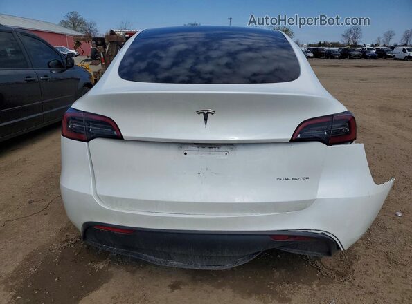 LRWYGDEE6PC110034 2023 TESLA MODEL White Հետևի տեսք