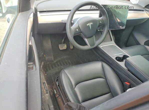 LRWYGDEE6PC110034 2023 TESLA MODEL White Առջևի վահանակի տեսք