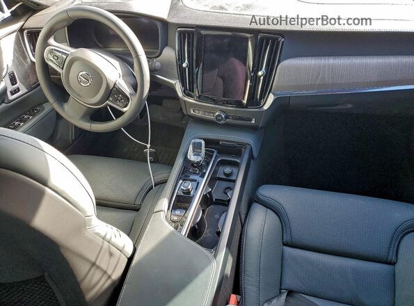 LVY062MA2PP337602 2023 VOLVO S90 Blue Widok deski rozdzielczej