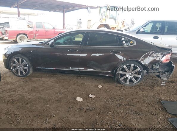 LVY992ML0JP025222 2018 VOLVO S90 Brown Vista interior trasera