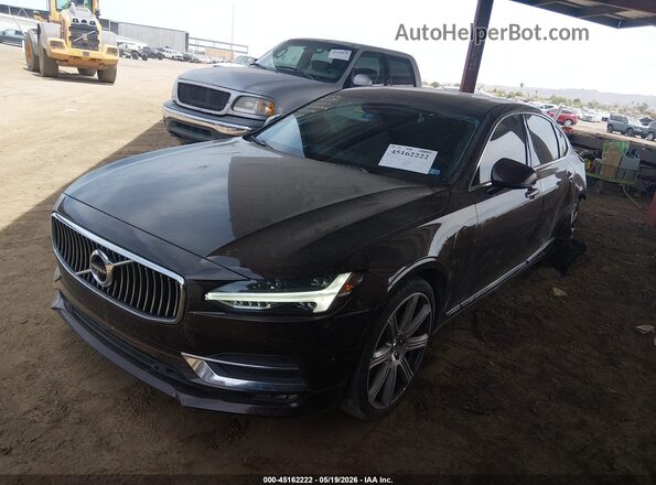 LVY992ML0JP025222 2018 VOLVO S90 Brown Vista tres cuartos delantera izquierda