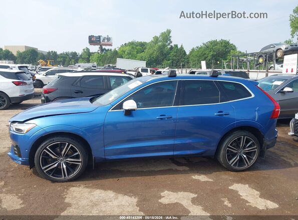 LYV102DM4KB287829 2019 VOLVO XC60 Синий Панорамный вид салона 360°