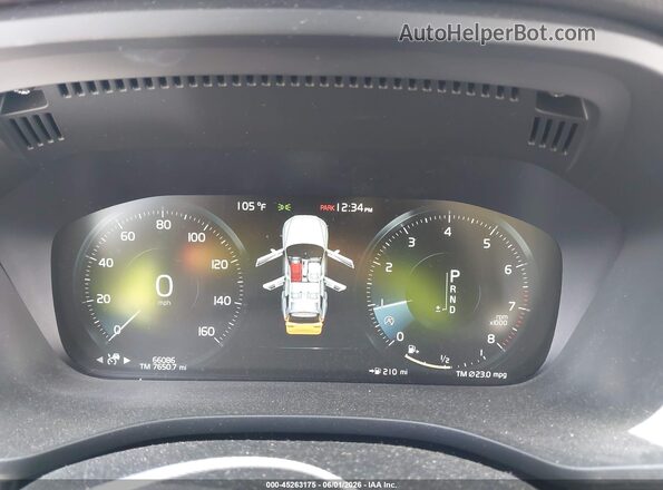 LYV102RK7JB082298 2018 VOLVO XC60 Silver უკანა სავარძლების ხედი