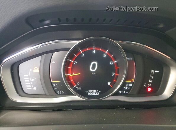 LYV402TK7HB128888 2017 VOLVO S60 Черный Вид щитка приборов