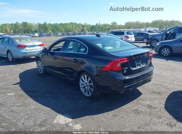LYV402TM8JB169909 2018 VOLVO S60 INSCRIPTION Black Tył lewy
