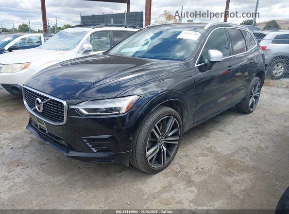 LYVBR0DM0KB237301 2019 VOLVO XC60 HYBRID Black Առջևի ձախ երեք քառորդ տեսարան
