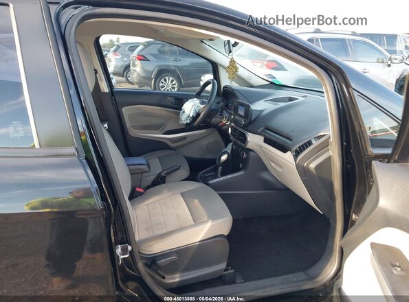 MAJ3P1RE0JC214831 2018 FORD ECOSPORT Black წინა სალონის ხედი