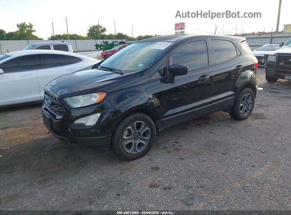 MAJ3P1RE0JC214831 2018 FORD ECOSPORT Black წინა მარცხენა ხედი სამი მეოთხედიდან