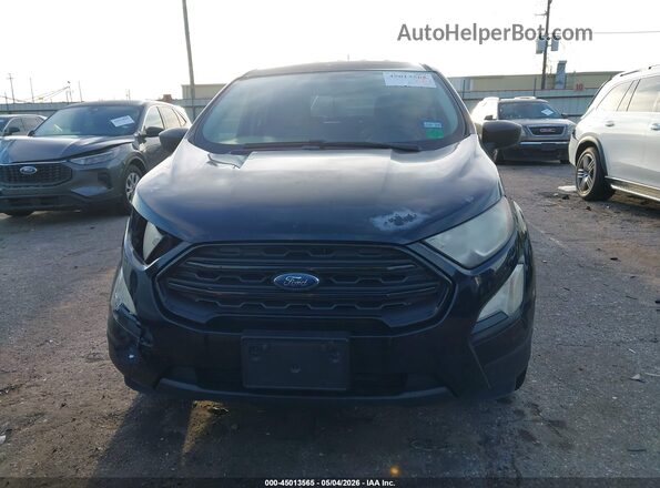 MAJ3P1RE0JC214831 2018 FORD ECOSPORT Black ხელსაწყოთა პანელის ხედი