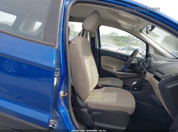 MAJ3P1RE4JC186015 2018 FORD ECOSPORT Blue Սալոնի դիմացի տեսք