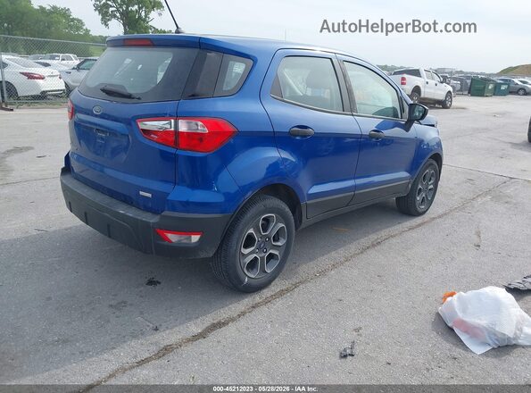 MAJ3P1RE4JC186015 2018 FORD ECOSPORT Blue Հետևի աջ