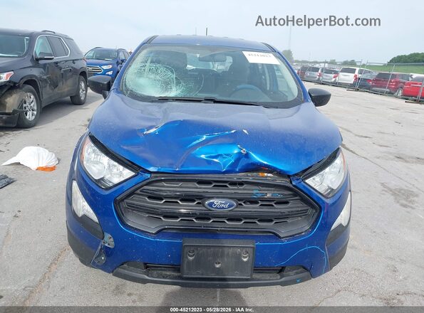 MAJ3P1RE4JC186015 2018 FORD ECOSPORT Blue Դիմացի տեսք