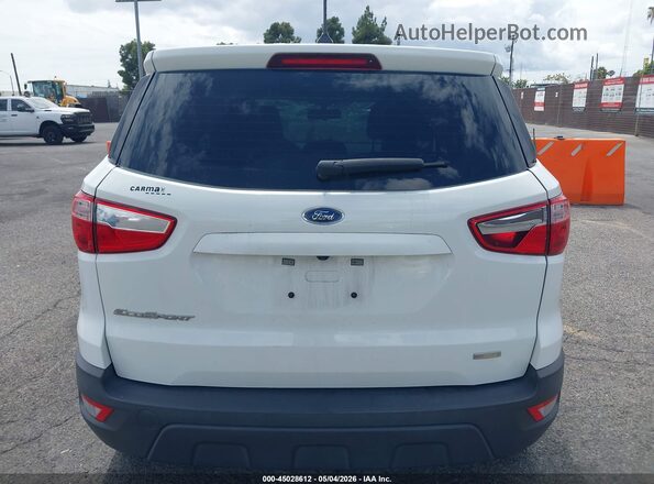 MAJ3P1RE9JC235001 2018 FORD ECOSPORT White 