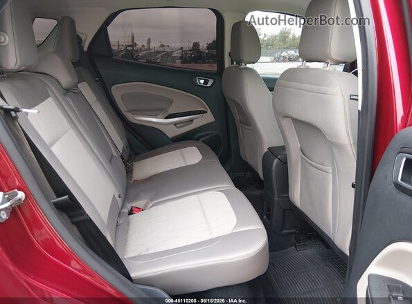 MAJ3P1TE0JC158429 2018 FORD ECOSPORT Burgundy 